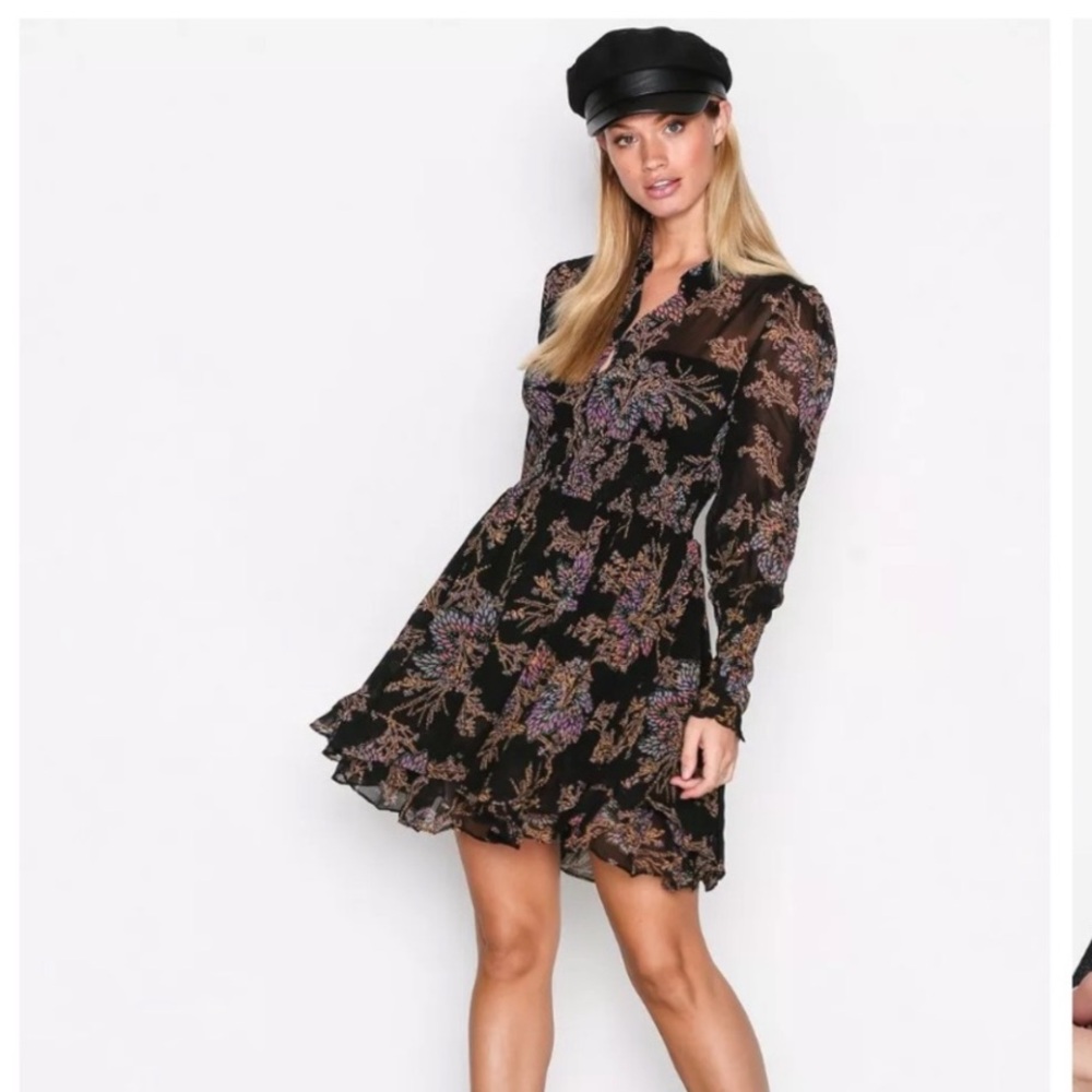 FREE PEOPLE Fake Pretend beautiful feminine dress size L